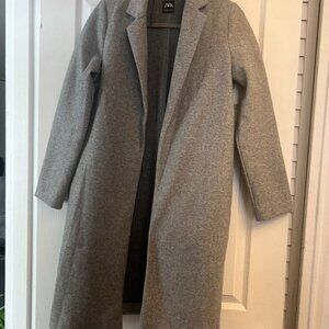 Zara Grey Coat Used